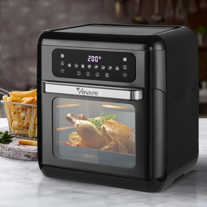 Vevare Air Fryer 12L Oven LCD Touch Oil Free Cooker 1500W - Image 3
