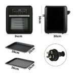 Vevare Air Fryer 12L Oven LCD Touch Oil Free Cooker 1500W - Image 5