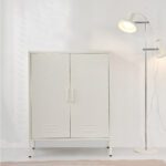 Artiss Buffet Sideboard Metal Cabinet - SWEETHEART White