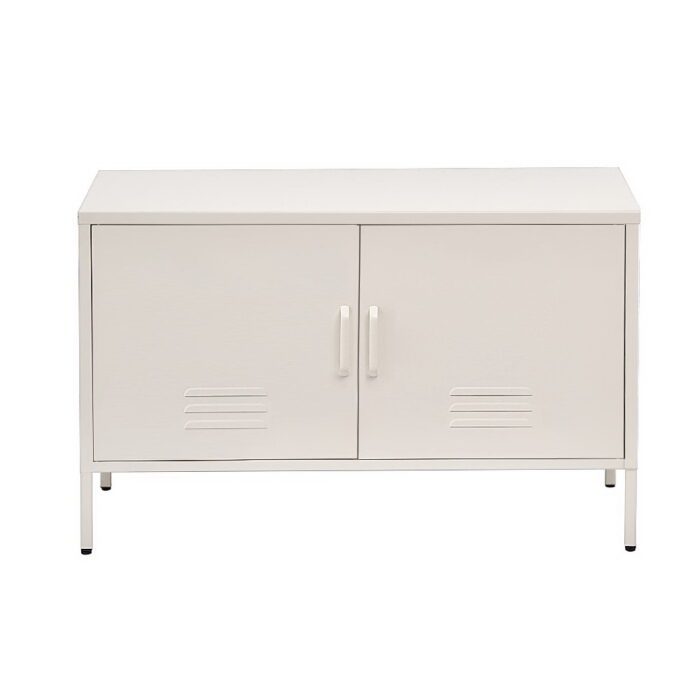 Artiss Buffet Sideboard Metal Cabinet - SWEETHEART White - Image 2