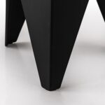 Artiss 4PC Puzzle Stool Plastic Bar Stools Stackable Black - Image 6