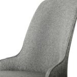 Artiss Dining Chairs Set of 4 Linen Fabric Grey - Image 3