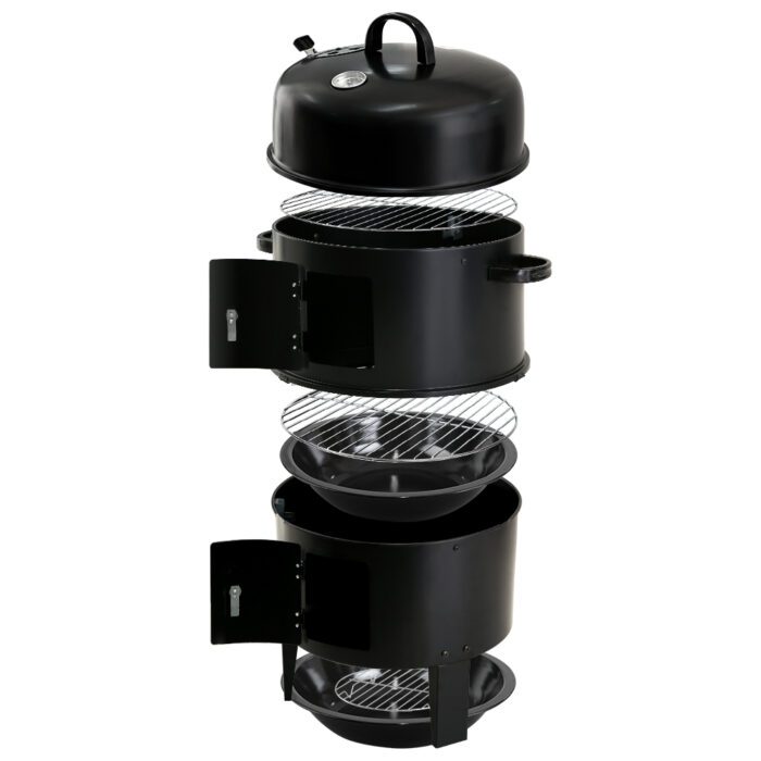 Grillz BBQ Grill 3-In-1 Charcoal Smoker - Image 3