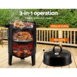 Grillz BBQ Grill 3-In-1 Charcoal Smoker - Image 5