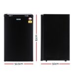 Devanti 110L Bar Fridge Black - Image 2