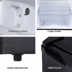 Devanti 110L Bar Fridge Black - Image 6