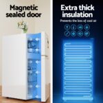 Devanti 85L Bar Fridge Mini Freezer Refrigerator White - Image 5