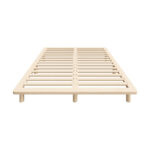 Oikiture Bed Frame Double Size Wooden Bed Base - Image 3