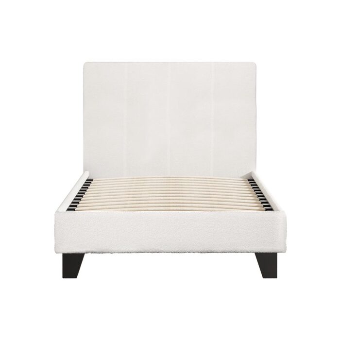 Artiss Bed Frame Single Size Boucle NEO - Image 3