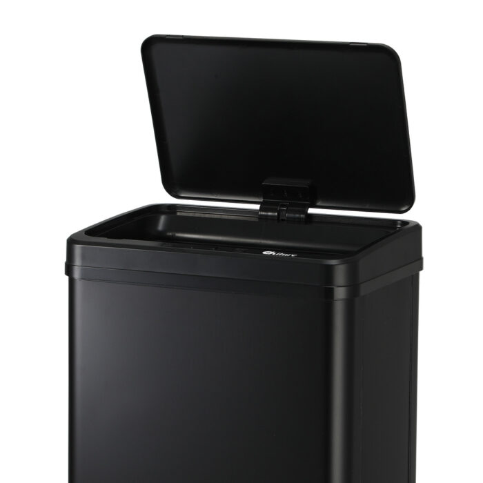 Oikiture 50L Motion Sensor Bin Automatic Rubbish Trash Can Black - Image 8