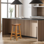 Oikiture Bar Stool Wooden Counter Chairs Natural - Image 4