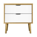 Oikiture Bedside Tables Set of 2 Side Table - Image 7