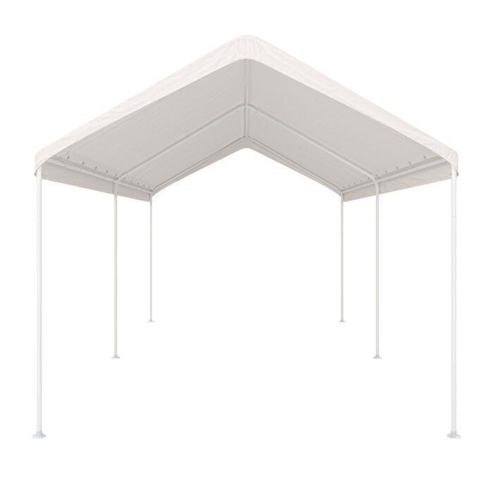 Instahut Carports 3x6m Carport Kits Steel Shelter Gazebo Canopy Garage Portable Garden Shed - Image 4