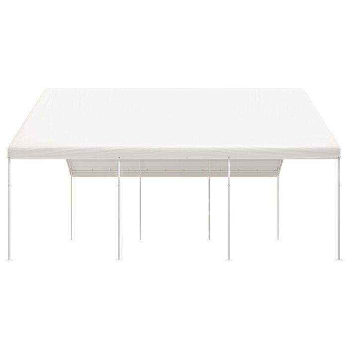 Instahut Carports 6x6m Carport Kits Steel Shelter Gazebo Canopy Garage Portable Garden Shed - Image 3