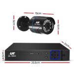 UL-TECH 1080P Security Camera System 4CH DVR with 4 CCTV Bullet Cameras - Image 2
