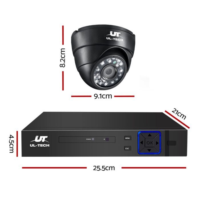 UL-tech CCTV Security System 8CH DVR 8 Cameras 1TB Hard Drive - Image 2