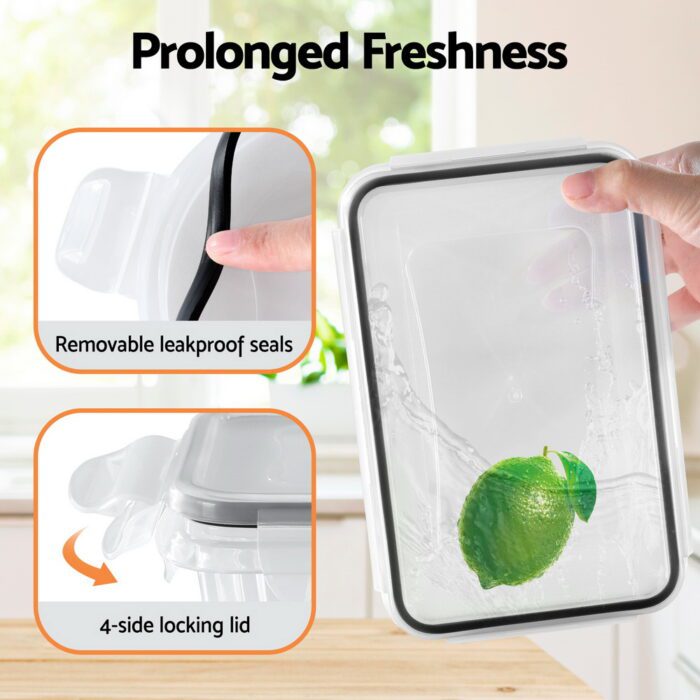 5-Star Chef Cereal Dispenser Food Storage Container 16PCS - Image 5