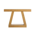 Oikiture Console Table Hallway Narrow Table Entryway Display Shelf - Image 8