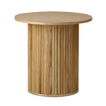 Oikiture Coffee Table Side End Tables Natural