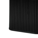 Oikiture Coffee Table Round Wooden Black - Image 7