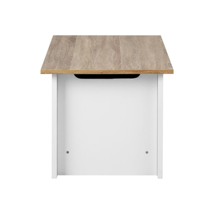 Oikiture Coffee Table Lift Up Top Hidden Storage Shelf - Image 5
