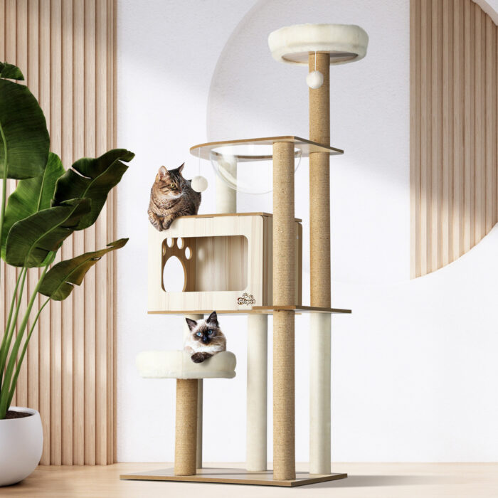 Alopet Cat Tree Tower Scratching Post Scratcher Cats Condo - Image 3
