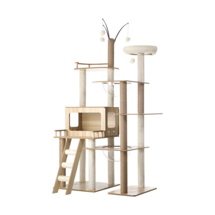 Alopet Large Cat Tree Wood Scratcher Condo House Bed 172cm