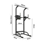 Finex Chin Up Tower Weight Bench Push Pull Up Knee Raise - Image 2