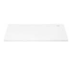 Oikiture Standing Desk Top with Drilled Hole White 140x70cm - Image 5