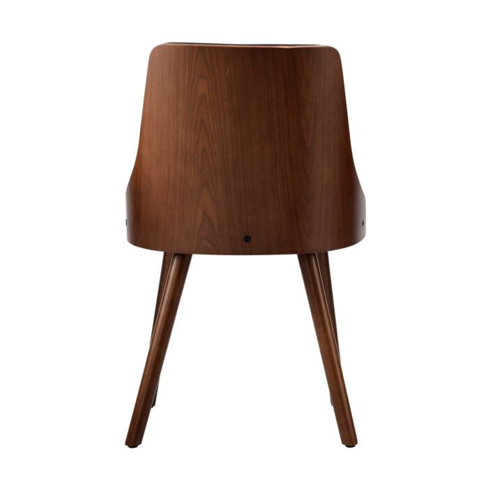 Oikiture Wooden Dining Chairs Padded Seat x2 Black - Image 7