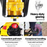 Giantz Post Hole Digger Motor Only Petrol Engine Yellow - Image 6