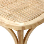 Oikiture 160cm Extendable Dining Table with 6PCS Chairs Crossback Wooden - Image 2