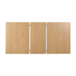 Oikiture 160cm Extendable Dining Table with 4PCS Crossback Chairs White - Image 8