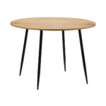 Oikiture 4-Seater Dining Set 1.1m Dining Table with Corduroy Chairs - Image 7