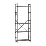 Oikiture Display Shelf 5-Tier Shelves Stand Rack 60CM