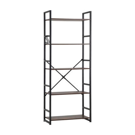 Oikiture Display Shelf 5-Tier Shelves Stand Rack 60CM