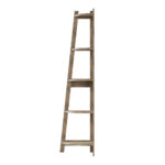 Oikiture Corner Ladder Shelf 5 Tier Display Stand Bookshelf Natural - Image 9