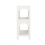 Oikiture Display Shelf Storage Stand Bookshelf White - Image 6