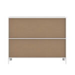 Oikiture Display Shelf Storage Stand Bookshelf White - Image 4