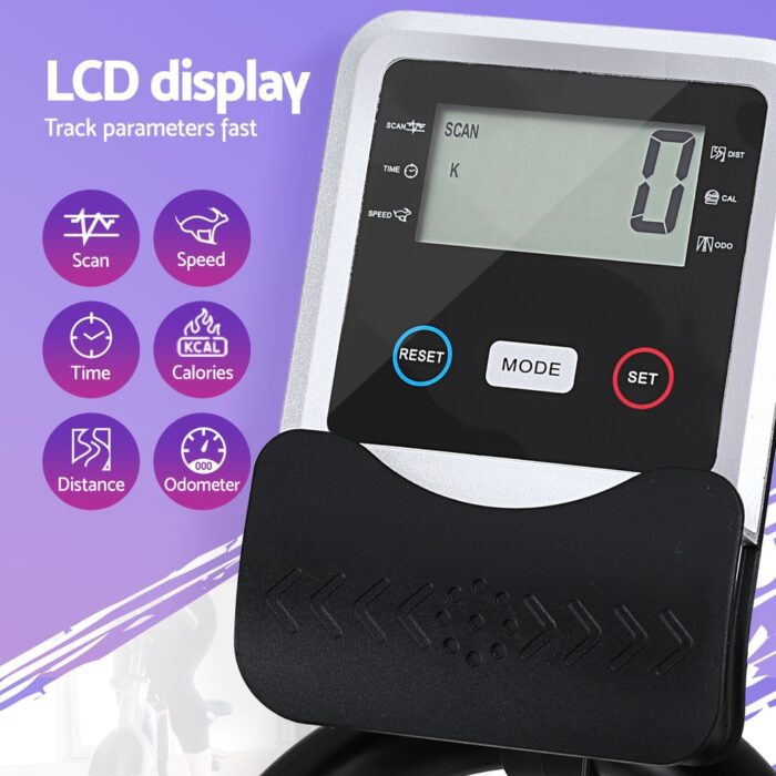 15kg Flywheel Spin Bike Everfit Exercise Bike Home Gym Fitness 120KG Capacity - Image 4