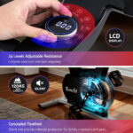 Everfit Exercise Bike Spin Bike Electromagnetic Smart Home Fitness 24-Level Resistance 120kg Bluetooth - Image 5