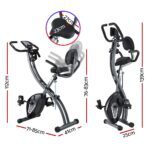 Everfit Folding Exercise Bike Magnetic X-Bike Aerobic Trainer Indoor Cycling - Image 2