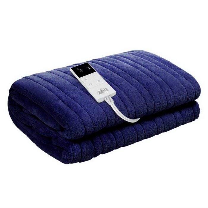 Giselle Bedding Electric Throw Blanket - Navy - Image 2
