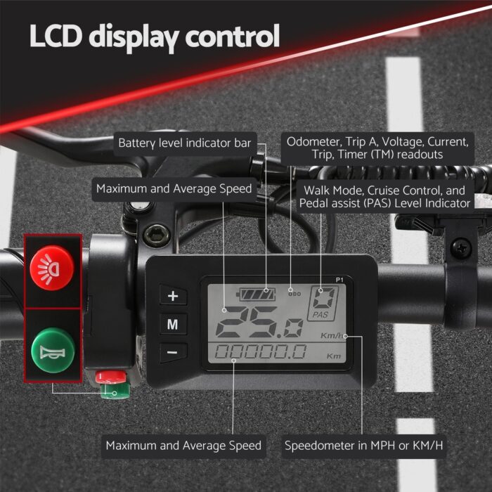 Everfit Folding Electric Bike Urban City Bicycle eBike Rechargeable Battery 250W - Image 6