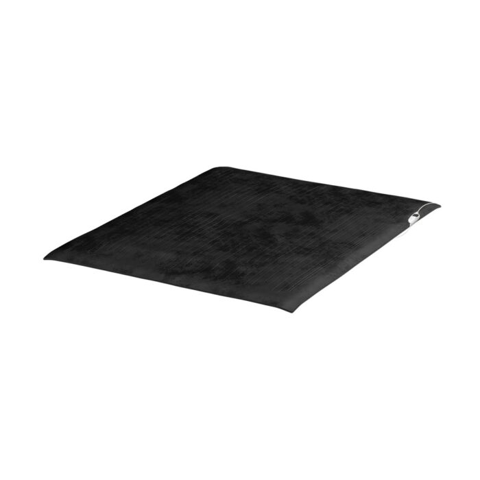 Bedra Washable Electric Heated Throw Rug Flannel Black - Image 9