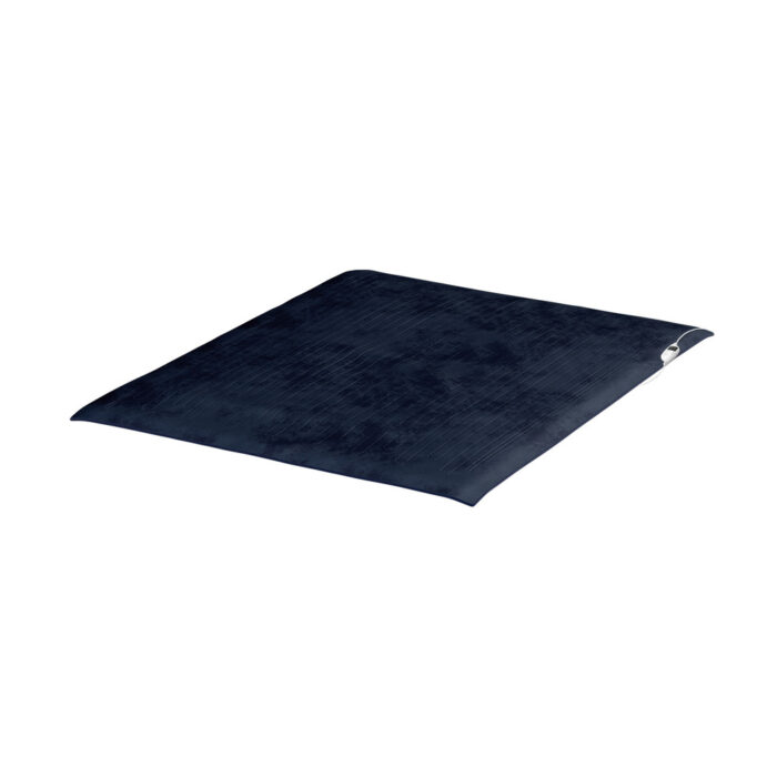 Bedra Washable Electric Heated Throw Rug Flannel Blue - Image 3