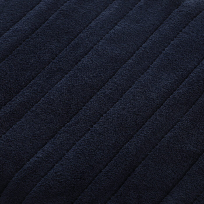 Bedra Washable Electric Heated Throw Rug Flannel Blue - Image 6