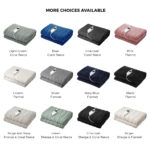 Bedra Electric Heated Blanket Washable Throw Rug Coral Fleece Light Green - Image 9