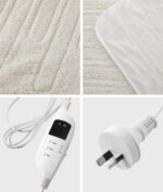 Bedra Heated Throw Rug Blanket Washable Sherpa Flannel - Image 9