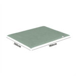 Bedra Electric Heated Blanket Washable Throw Rug Sherpa Coral Fleece Green - Image 9